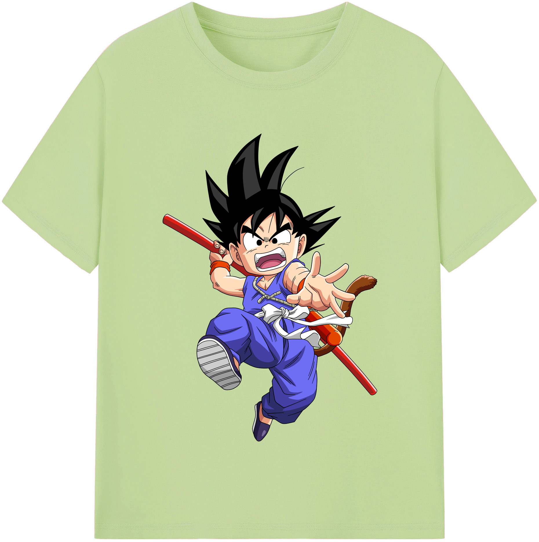 （画像用） ドラゴンボール 孫悟空（そん ごくう）Son Goku カカロット DRAGON BALL Kakarotto 綿100％半袖Tシャツ（フロントプリント）